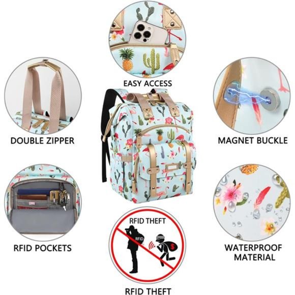 Laptop Backpack  for 15.6 Inch Laptop,Airline Approved  With USB Charging Port main image 6